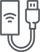 gray connected devices icon